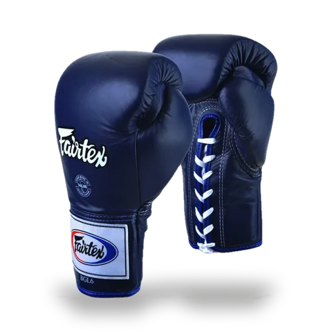 Gants de boxe Fairtex Pro thaï, bleu