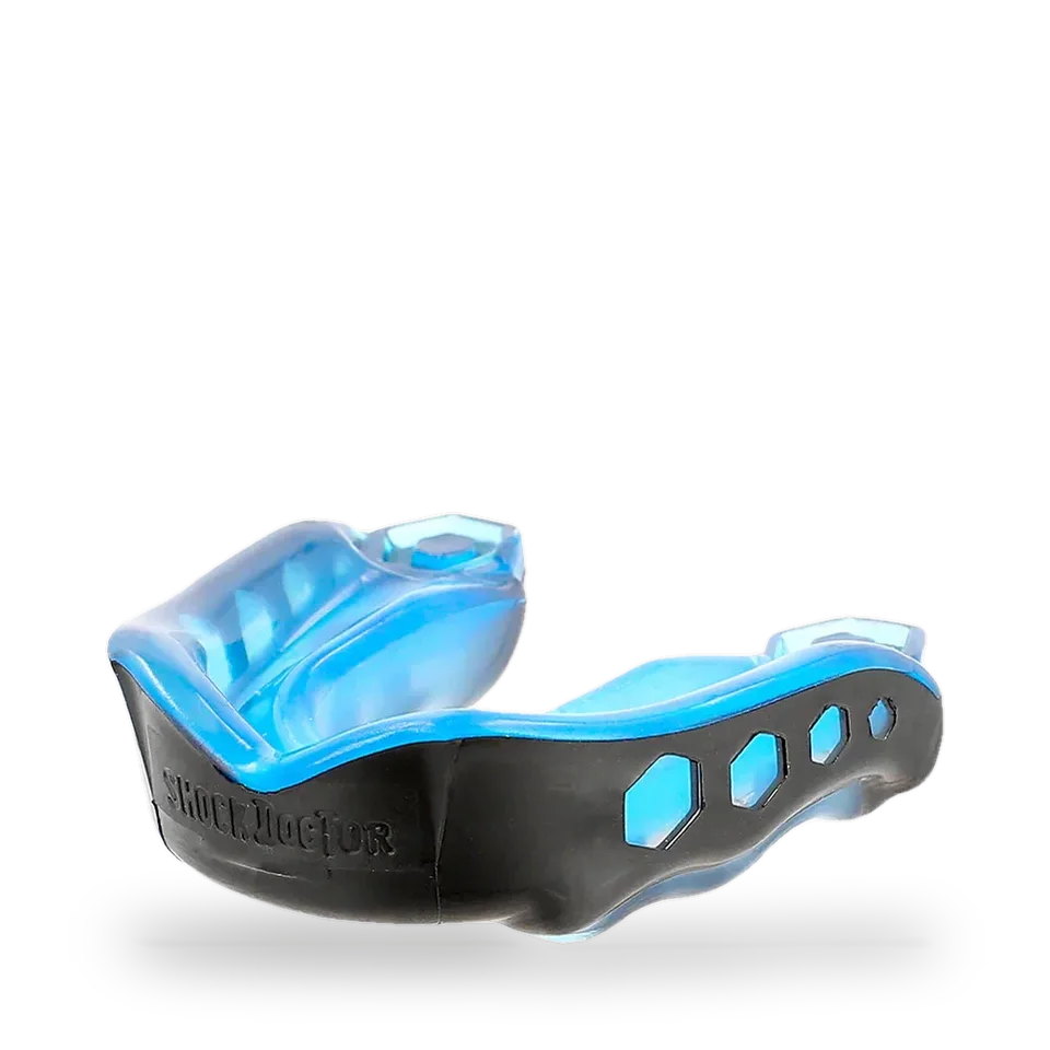 Protège-dents Shock Doctor Gel Max junior, bleu et noir