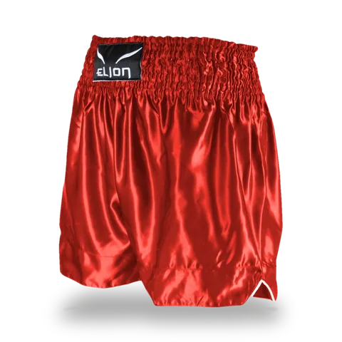 Short de boxe thaï Elion, rouge
