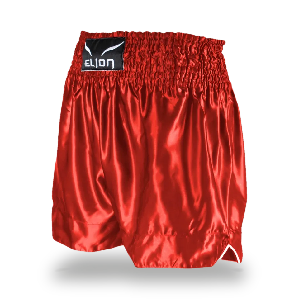 Short de boxe thaï Elion, rouge