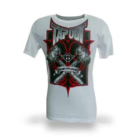 T-shirt Tapout Hammered, blanc
