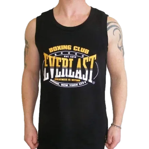 T-shirt sans manches Everlast Boxing Club, noir