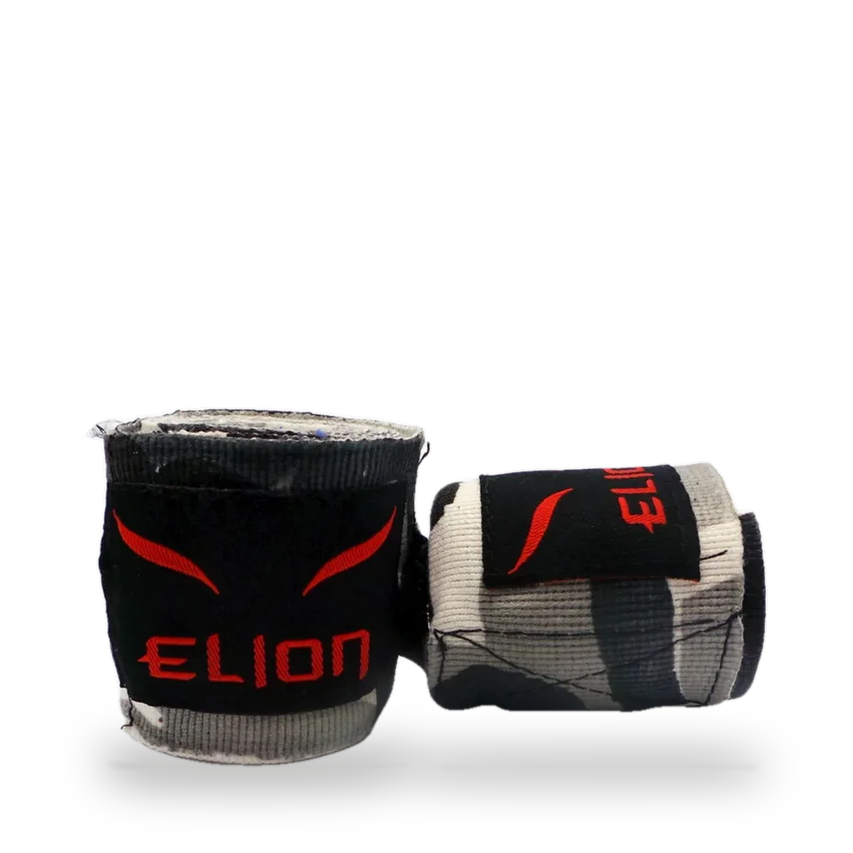 Bandes de boxe Elion, camo et blanc
