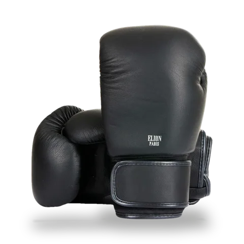 Gants de boxe Elion, noir mat