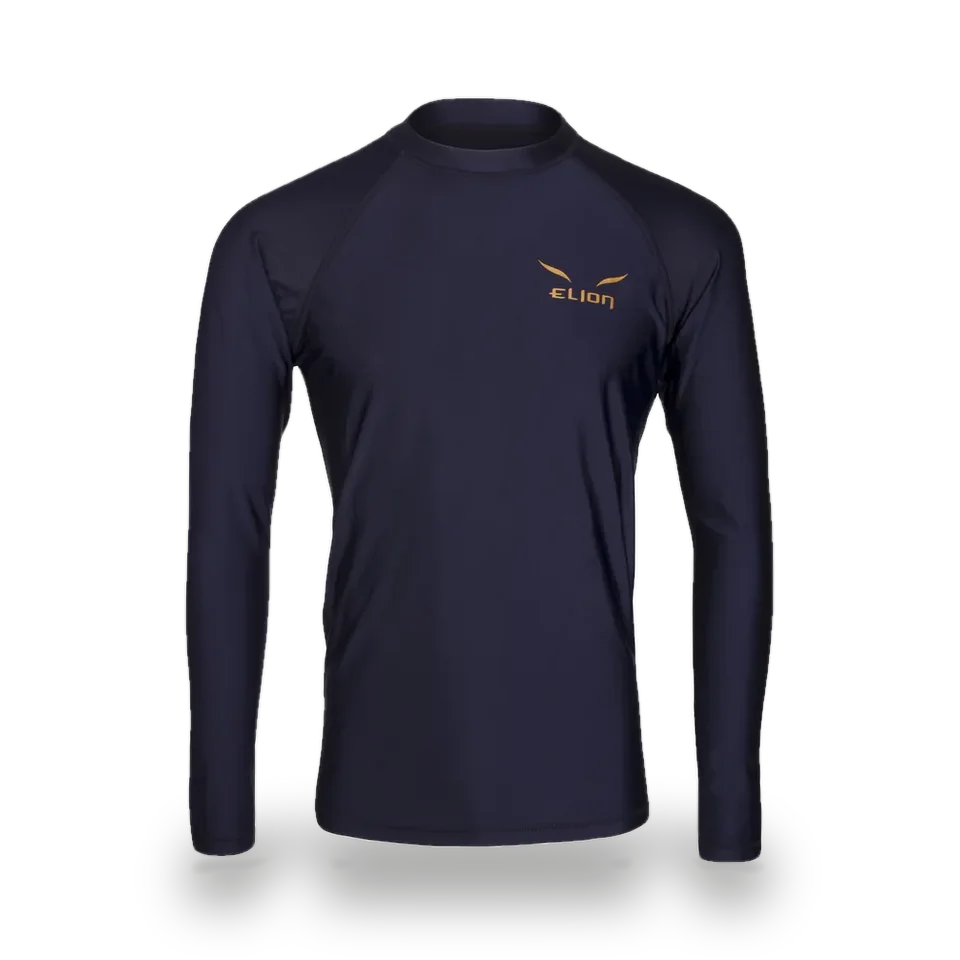 Rashguard Elion Monochrome manches longues, bleu