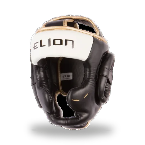 Casque de boxe Elion Audace, noir et blanc