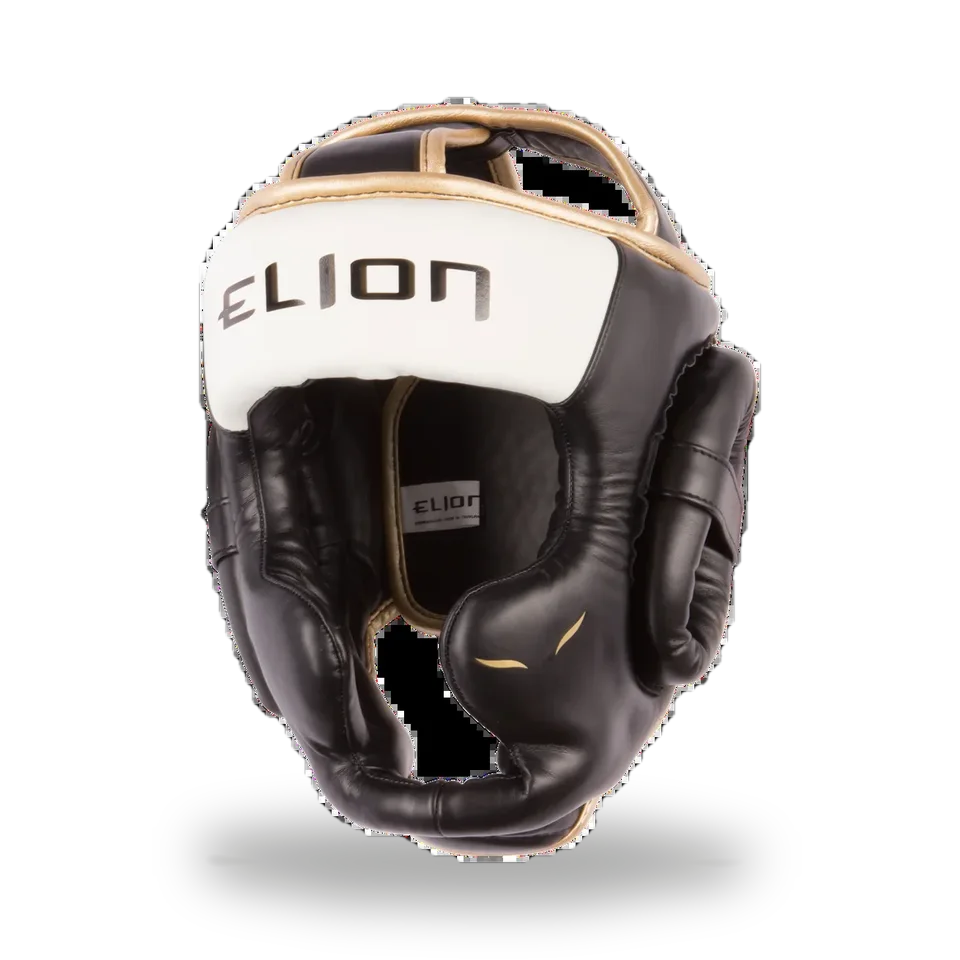 Casque de boxe Elion Audace, noir et blanc