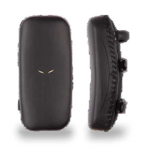 Pattes d’ours Elion courbé, cuir noir mat