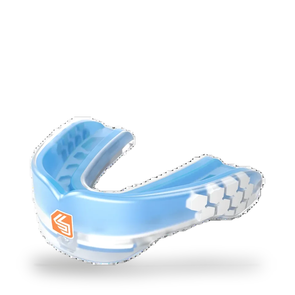 Protège-dents Shock Doctor Gel Max Power Trans, bleu