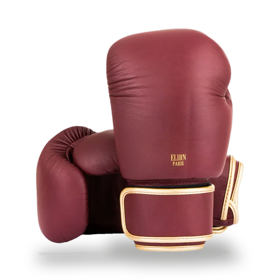 Gants de boxe Elion Vintage, bordeaux