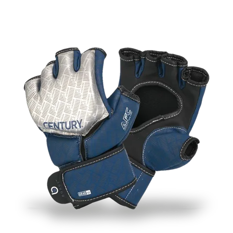 Gants MMA Century Brave Competition Training, bleu et argent