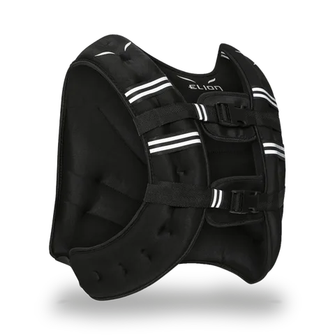 Gilet lesté de sable Elion Power 10 kg, noir