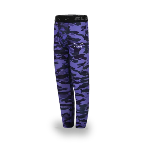 Spats Elion, camo et bleu