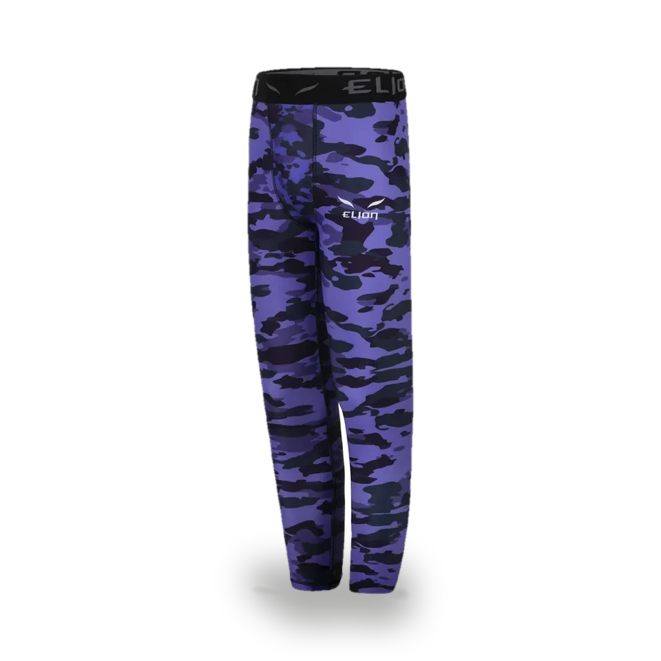 Spats Elion, camo et bleu