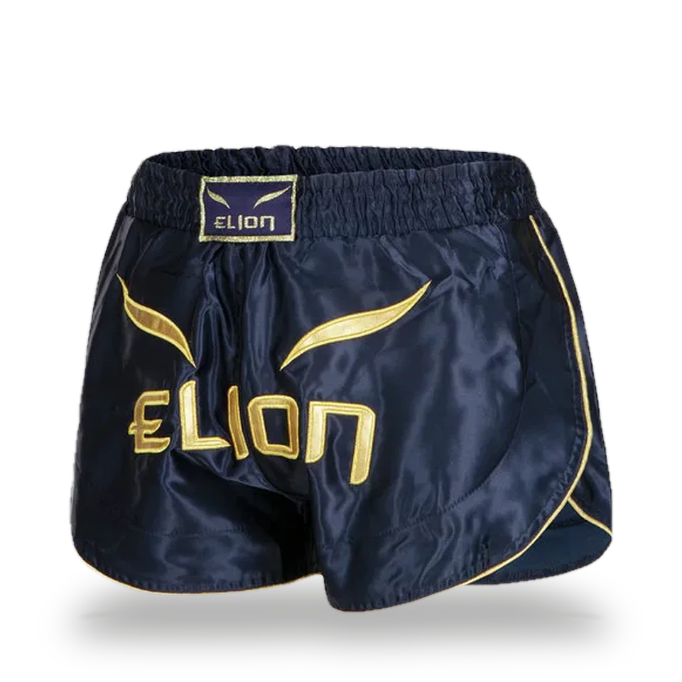 Short de boxe thaï Elion Origins, bleu marine