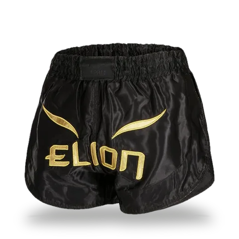 Short de boxe thaï Elion Origins, noir et or