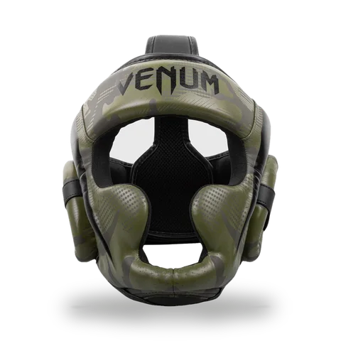 Casque de boxe Venum Elite, kaki et camo