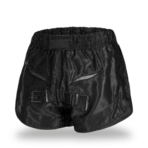 Short de boxe thaï Elion Origins, noir