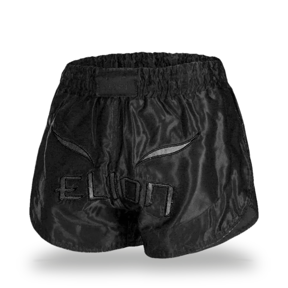 Short de boxe thaï Elion Origins, noir