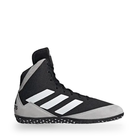 Chaussures de lutte Adidas Mat Wizard 5, noir et blanc