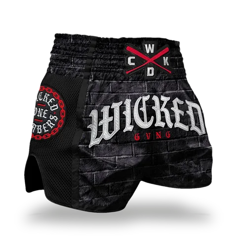 Short de boxe thaï Wicked One Brotherhood