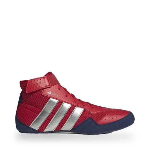 Chaussures de lutte Adidas Havoc Plus, rouge et argent