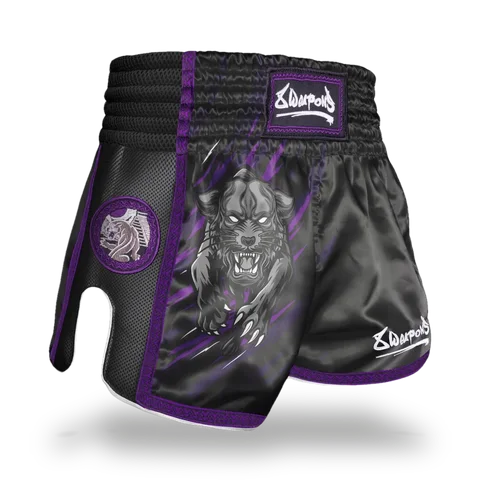 Short de boxe thaï enfants 8 Weapons Beastial Panther