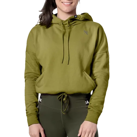 Sweat à capuche Hayabusa pour femme, olive