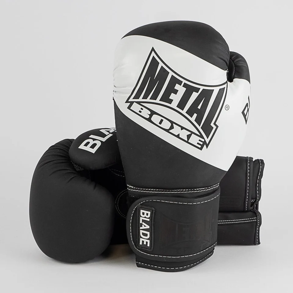 Gants de boxe Blade Metal Boxe — noir et blanc